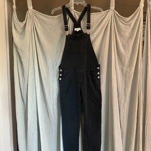 Black overalls